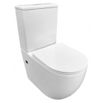 Toilet Suite Rimless Flush BTW LEN007D S/P Pan
